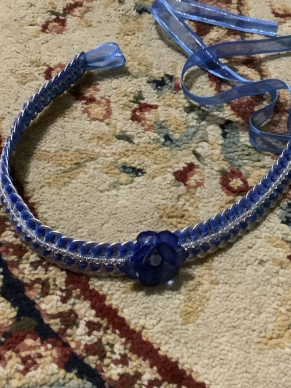 Dark Blue Handmade Pop Tabs Headband